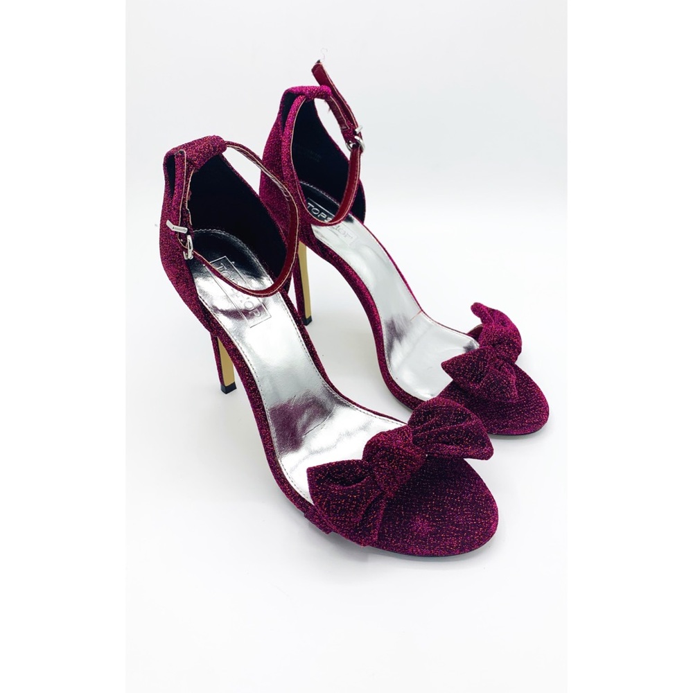 Topshop Mesmerize Bow Heel Sandals